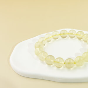 Rutilated Lemon Quartz Bracelet | Manifest Abundance & Positive Energy