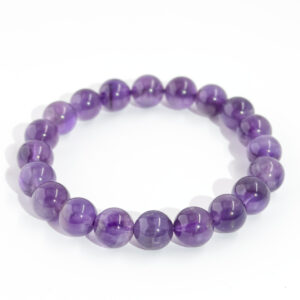 Royal Amethyst Wisdom Bracelet with Purple Gemstone for Calm and Intuition