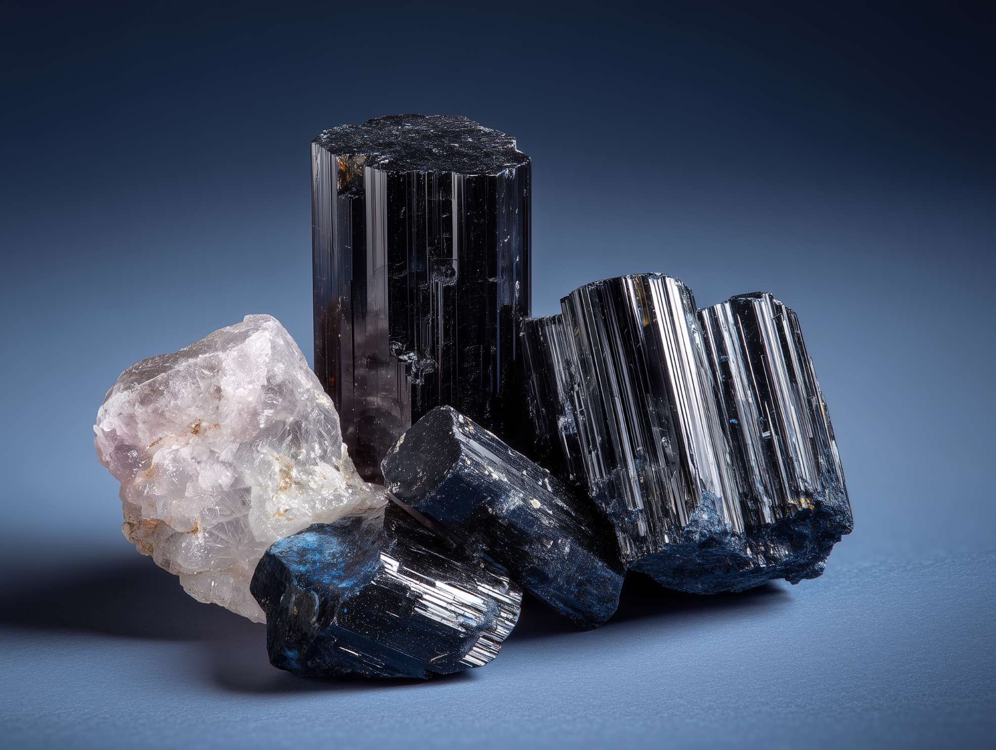 a-group-Black-Tourmaline